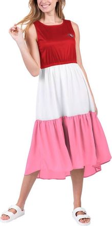 G-III 4Her by Carl Banks Womens G-III 4Her by Carl Banks Scarlet/Pink San Francisco 49ers 12th Inning Colorblock Dress at Nordstrom, Size Xx-Large