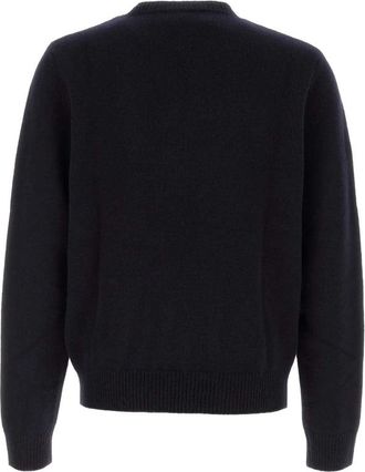 A.P.C. Crew Neck Wool Sweater - Navy