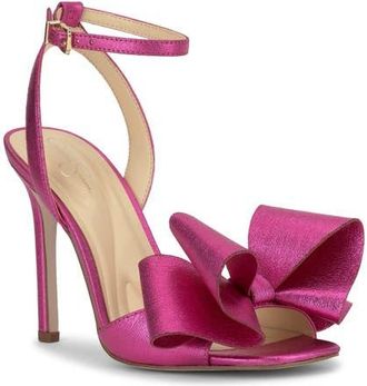 Jessica Simpson Olivine Ankle Strap Sandal in Bright Fuchsia at Nordstrom, Size 10