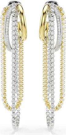 Swarovski Hyperbola Oorhangers - Dames - Oorbellen - Grijs - ONE Size - Accessoires