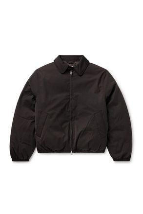 Our Legacy Avenue Pinstriped Shell Down Blouson Jacket