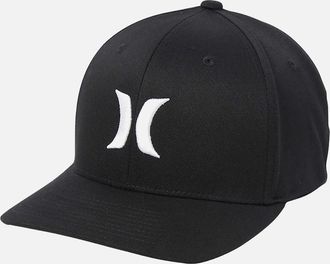 Hurley Mens Hurley Mens One & Only Curved Bill Baseball Cap - Black - Size: S/M
