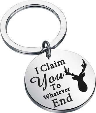 Generic Throne of Glass inspired Gift I Claim You to Whatever End Sarah J. Maas Gift Book Lover Gift (WhateverEnd Keychain)