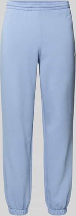 Lacoste Regular Fit Sweatpants aus Baumwoll-Mix in Bleu, Gr&ouml;&szlig;e XXL