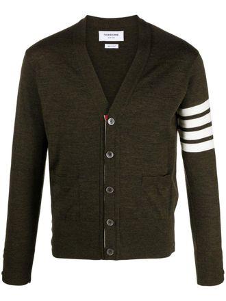 Thom Browne 4-Bar wool cardigan - Green
