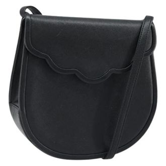Saint Laurent Pre-owned Vintage schoudertas - Dames - Pre-owned - Zwart - Maat: ONE Size Leer