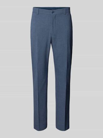 Selected Slim Fit Anzughose mit Allover-Muster Modell SLIM-LIAM in Dunkelblau, Gr&ouml;&szlig;e 46