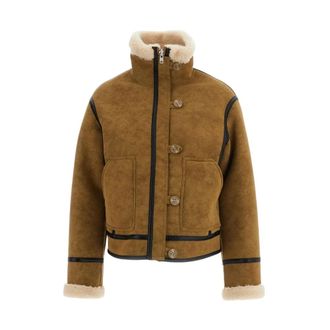 Stand Studio Dara Jacket - Dames - Jassen - Bruin - 2XS - Polyester - Jassen