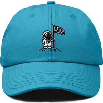 Dalix Moon Mission Dad Cap in Teal at Nordstrom