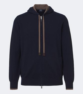 Fedeli Cashmere zip-up hoodie