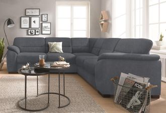 Sit&more Ecksofa »Montego L-Form« wahlweise mit Bettfunktion und Schubkasten