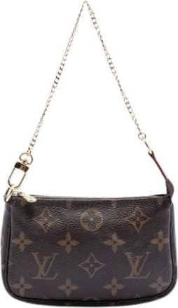 Louis Vuitton Pre-owned Mini Bags, female, Brown, Size: ONE SIZE Pre-owned Mini Pochette Accessoires