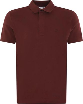 Lacoste Bruine Polo Klassieke Stijl - Heren - Polos - Bruin - M - Tops
