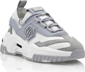 Philipp Plein Trainer Sneakers Predator Unisex in Grey at Nordstrom, Size 45