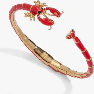 Alex and Ani Lobster Boil Hinged Cuff in Gold at Nordstrom