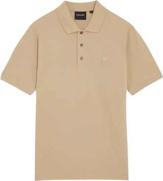 Lyle & Scott Superfine Polo Shirt - Heren - Polos - Beige - L - Katoen - Tops