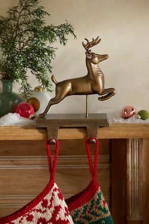 Terrain Leaping Stag Stocking Holder