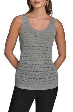 DKNY Metallic Sweater Tank in Vapor at Nordstrom, Size X-Small
