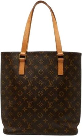 Louis Vuitton Pre-owned Vintage Tote Bag - Dames - Vintage Shopper - Bruin - ONE Size - Leer - Vintage