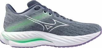 Mizuno Womens Wave Inspire 21 Running Shoe In Tradewinds-White