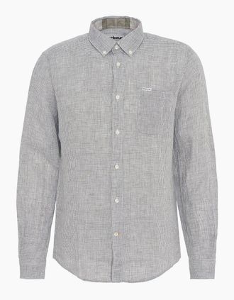 Barbour Mens Barbour Linton Tailored Shirt - Green - Size: Regular/40