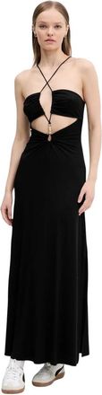 Desigual Montpellier Maxi Jurk - Dames - Avondkleed - Zwart - XL - Kleedjes