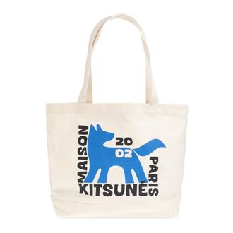 Maison Kitsun&eacute; Uomo, Borse, Beige, Taglia unica, new