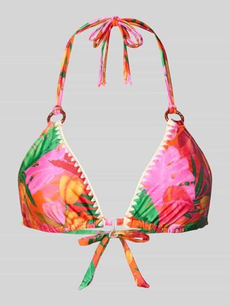 Banana Moon Banana Moon Bikini-Oberteil im Allover-Look Modell YERO ALAMEA in Orange, Gr&ouml;&szlig;e XXL