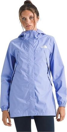 The North Face Antora Rain Parka Womens Coat Periwinkle Glow : 2XL, Polyester