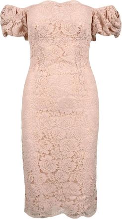Pinko Lace Sheath Dress - Pink