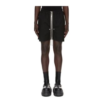 Rick Owens Poplin Shorts - Heren - Korte broeken - Zwart - Maat: XL Katoen