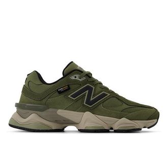 New Balance Unisex 9060 en Verde, Gamuza/Malla, Talla 37.5