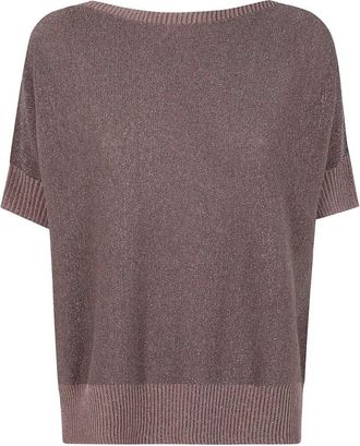 D.exterior D. EXTERIOR Vanise Lux Oversized Short Sleeves Sweater