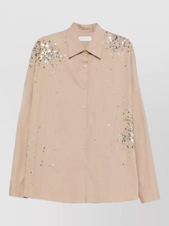 Dries Van Noten embroidered cotton shirt