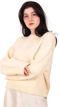 Kiefermann Round-neck Knitwear, female, Yellow, Size: M Wakilia Pullover
