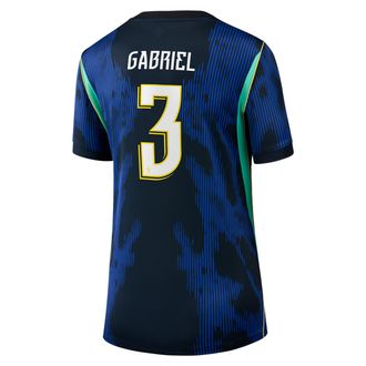 Nike Jordan Gabriel Magalh&atilde;es Brazil National Team 2026 Stadium Away Jordan Womens Dri-FIT Soccer Jersey in Blue | NN203940219-CBF