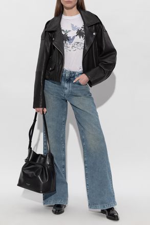 Emporio Armani T-shirt With Print, Womens, White