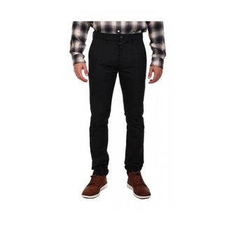 HUGO BOSS Heren, Broeken, Zwart, Maat: W36 Leer