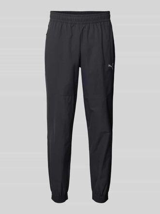 Puma Jogpants mit elastischem Bund Modell TECH in Black, Gr&ouml;&szlig;e M