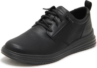 Skechers Proven-Mursett Schoenen - Heren - Fitnessschoenen - Zwart - 45 EU - Leer - Fitness