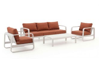 Forza Furniture Forza Liri stoel-bank loungeset 4-delig