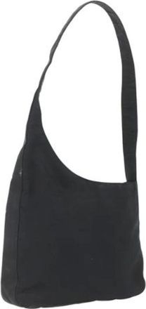 Prada Pre-owned Shoulder Bags, female, Black, Size: ONE SIZE Pre-owned Vintage Nylon Shoulder Bag