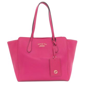 Gucci Pink Leather Tote Bag (Pre-Owned)