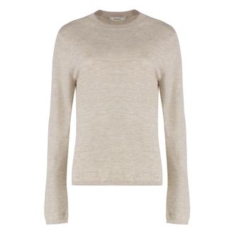 Max Mara Truien - Dames - Cashmere truien - Beige - L - Truien & Vesten