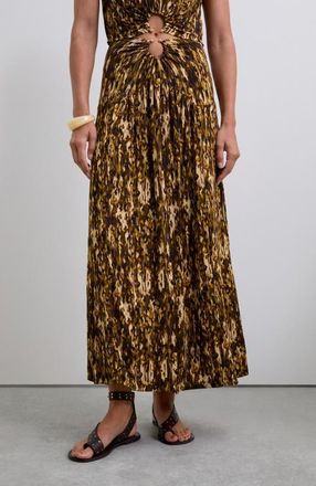 Scalpers Fricafila Skirt in Brownmustard at Nordstrom, Size Medium Eu