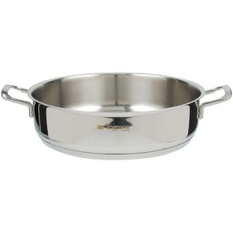 Tognana Tognana Vanitosa Tegame da 28 cm con 2 Manici, Acciaio Inossidabile, Argento