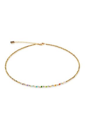 Coeur de Lion Golden Whisper Necklace in Rainbow at Nordstrom