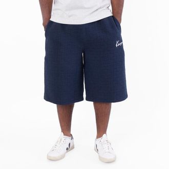 Kenzo Logo Embroidered Oversized Shorts, Size Medium