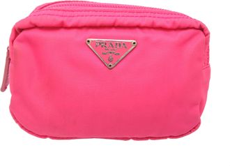 Prada Pink Nylon Pouch (Pre-Owned)