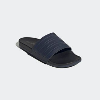 adidas Badesandale ADIDAS SPORTSWEAR COMFORT ADILETTE, Damen, Gr. 48,5, schwarz (shadow navy, shadow navy, core schwarz), Synthetik, Schuhe Badesandale, Bade